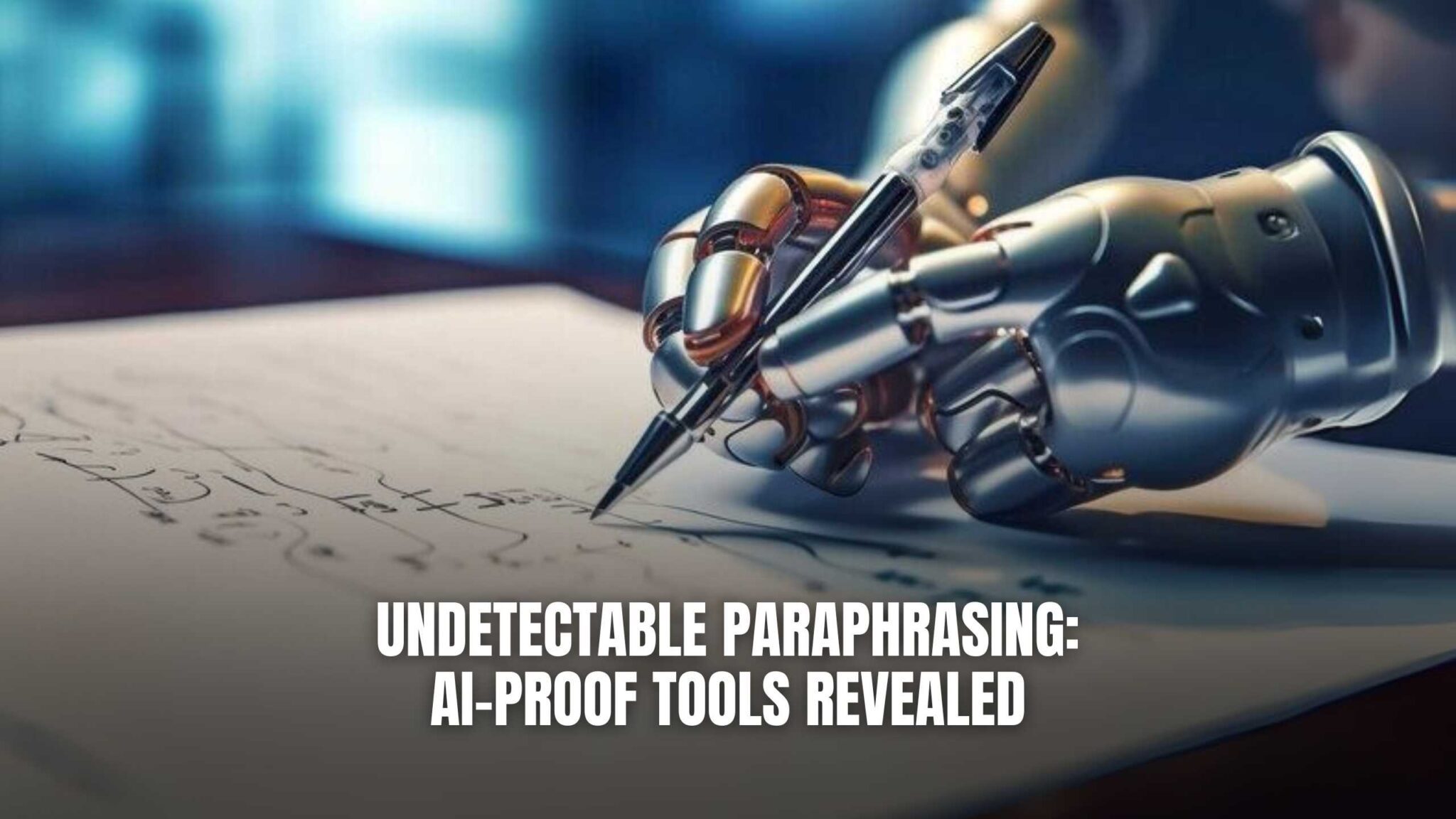 paraphrasing tool ai undetectable