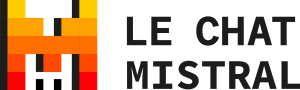 le-chat-Mistral-AI-logo