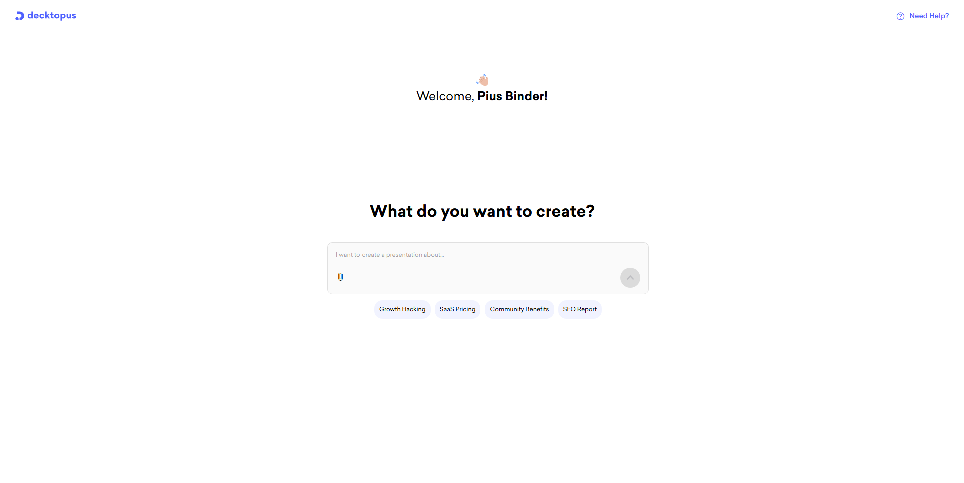 Decktopus screenshot