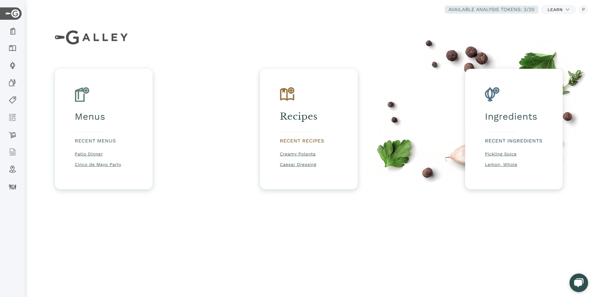 Galley screenshot