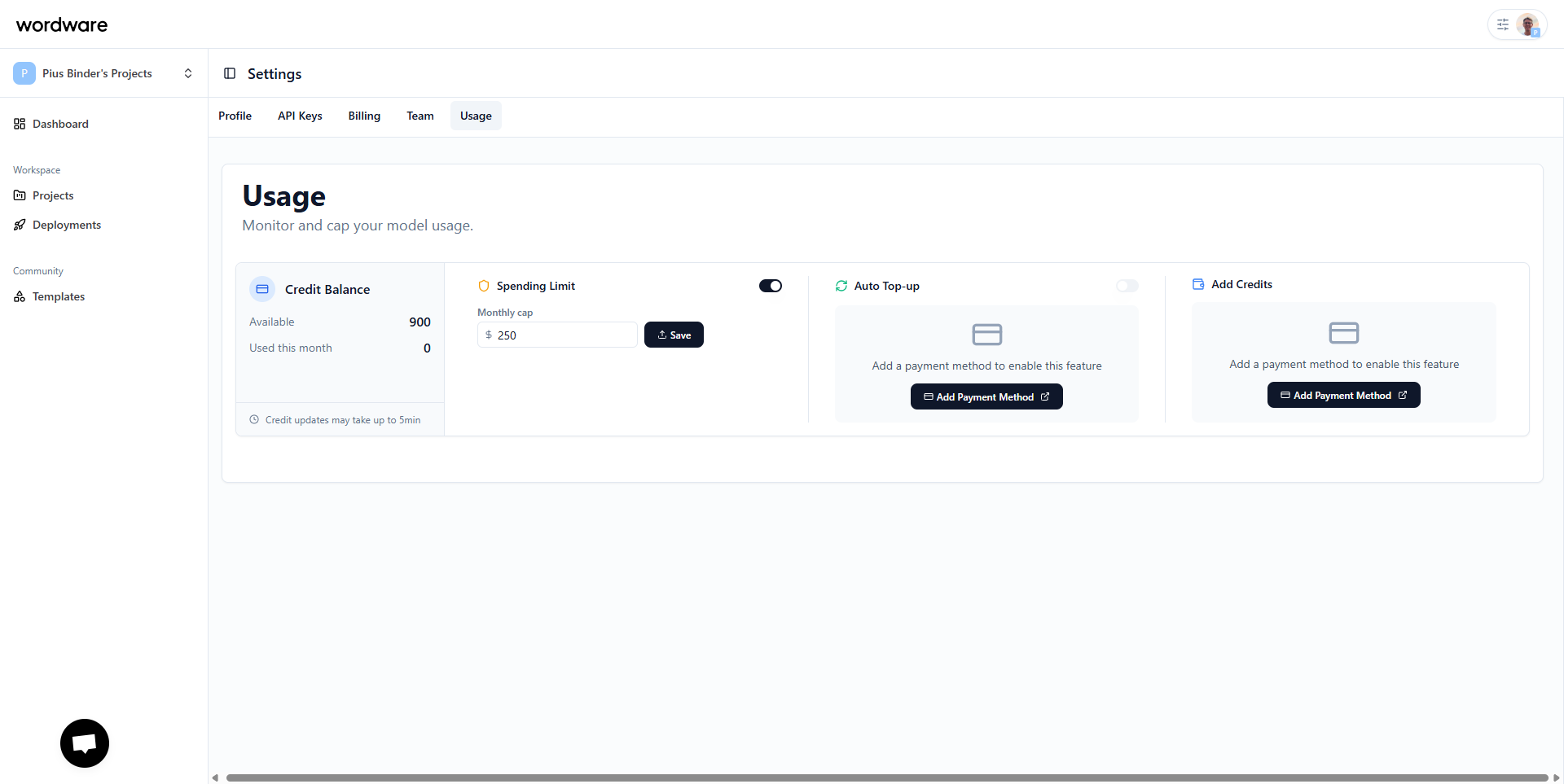 Wordware screenshot
