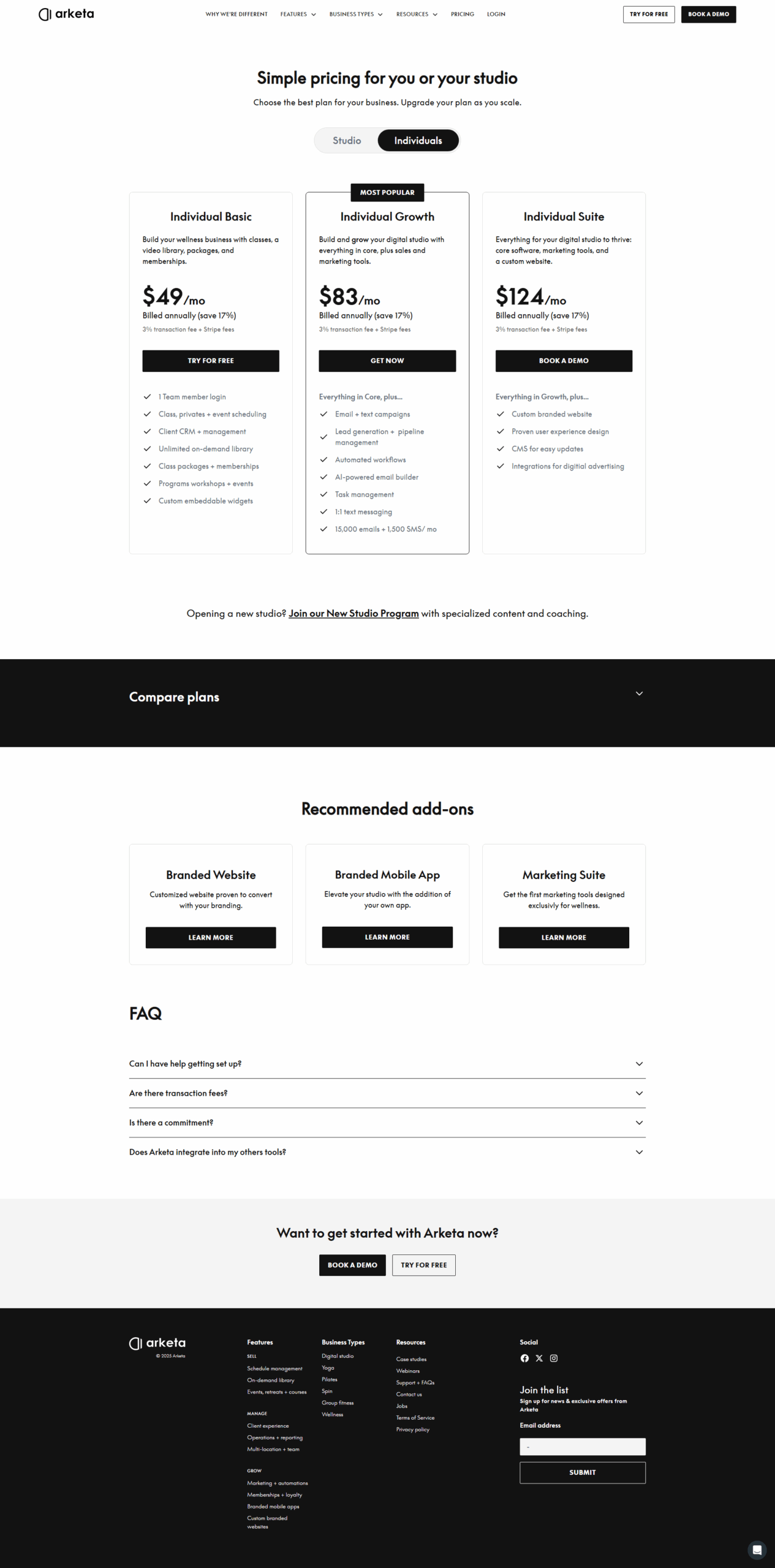 Arketa screenshot