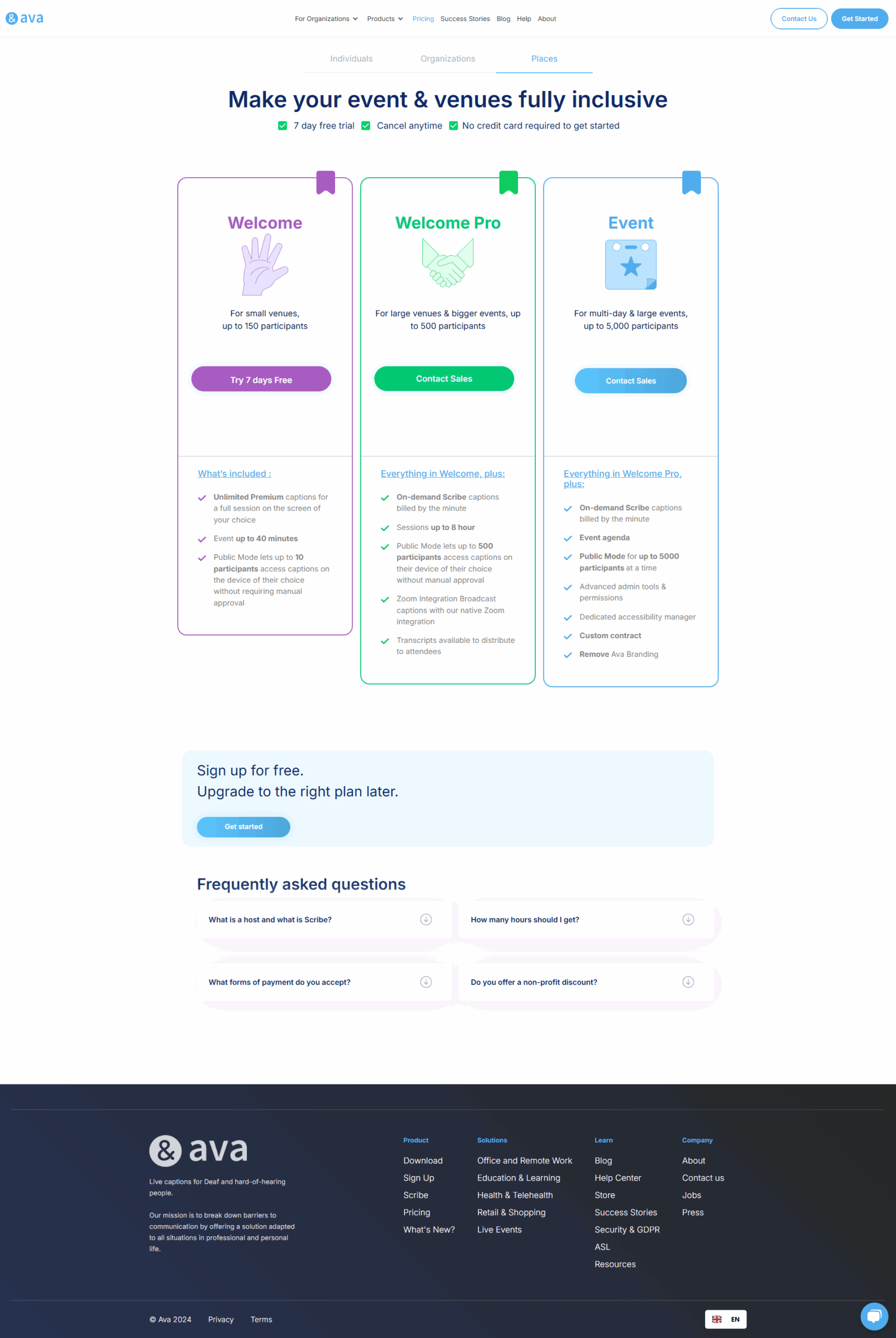 Ava Accessibility screenshot
