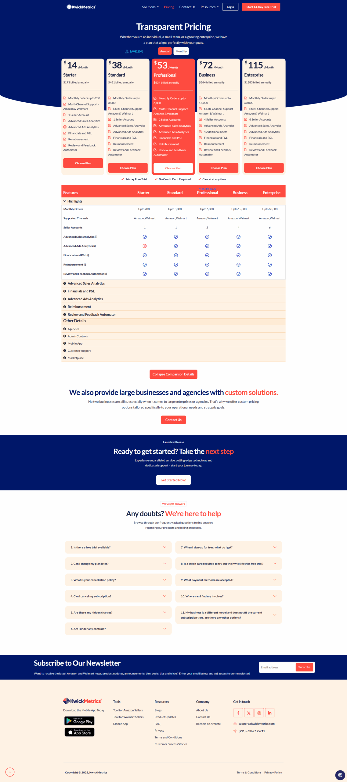 KwickMetrics screenshot