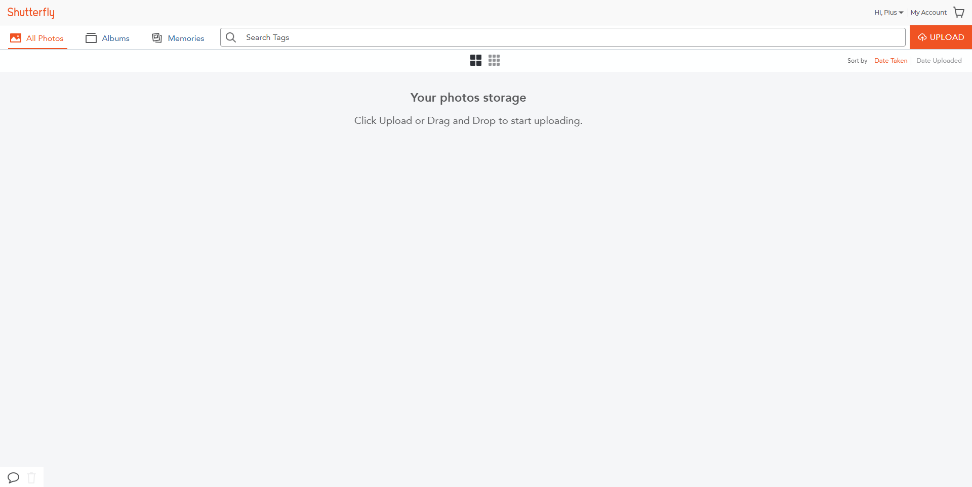 Shutterfly screenshot