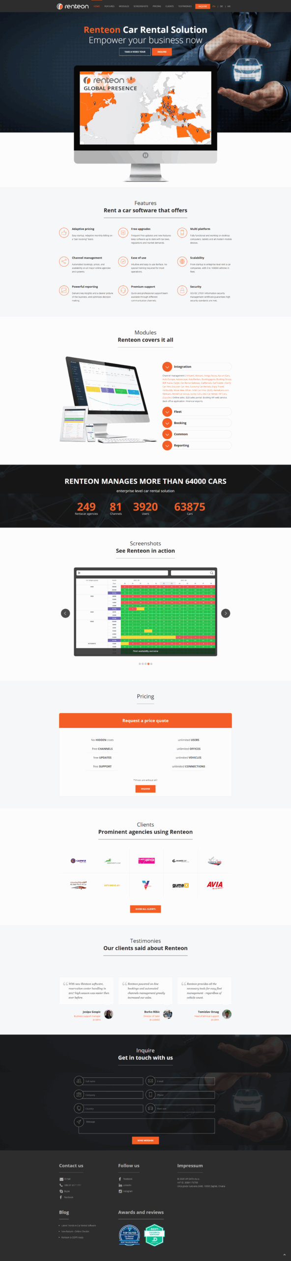 Renteon screenshot