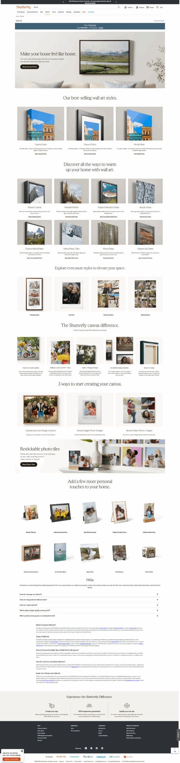 Shutterfly screenshot