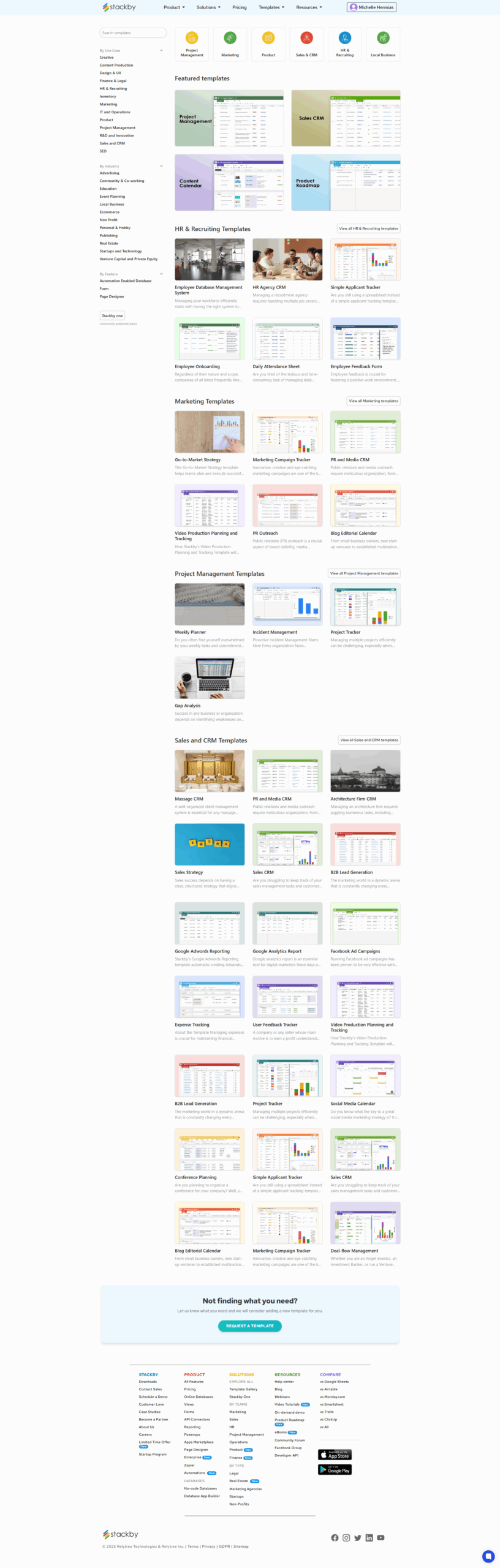 Stackby screenshot