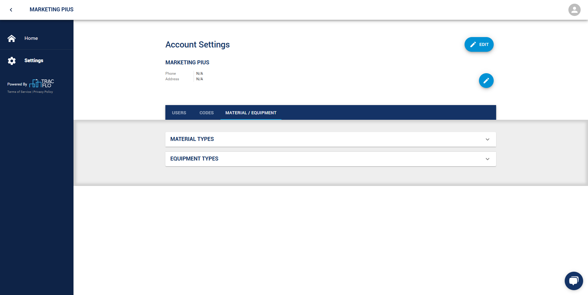 TracFlo screenshot
