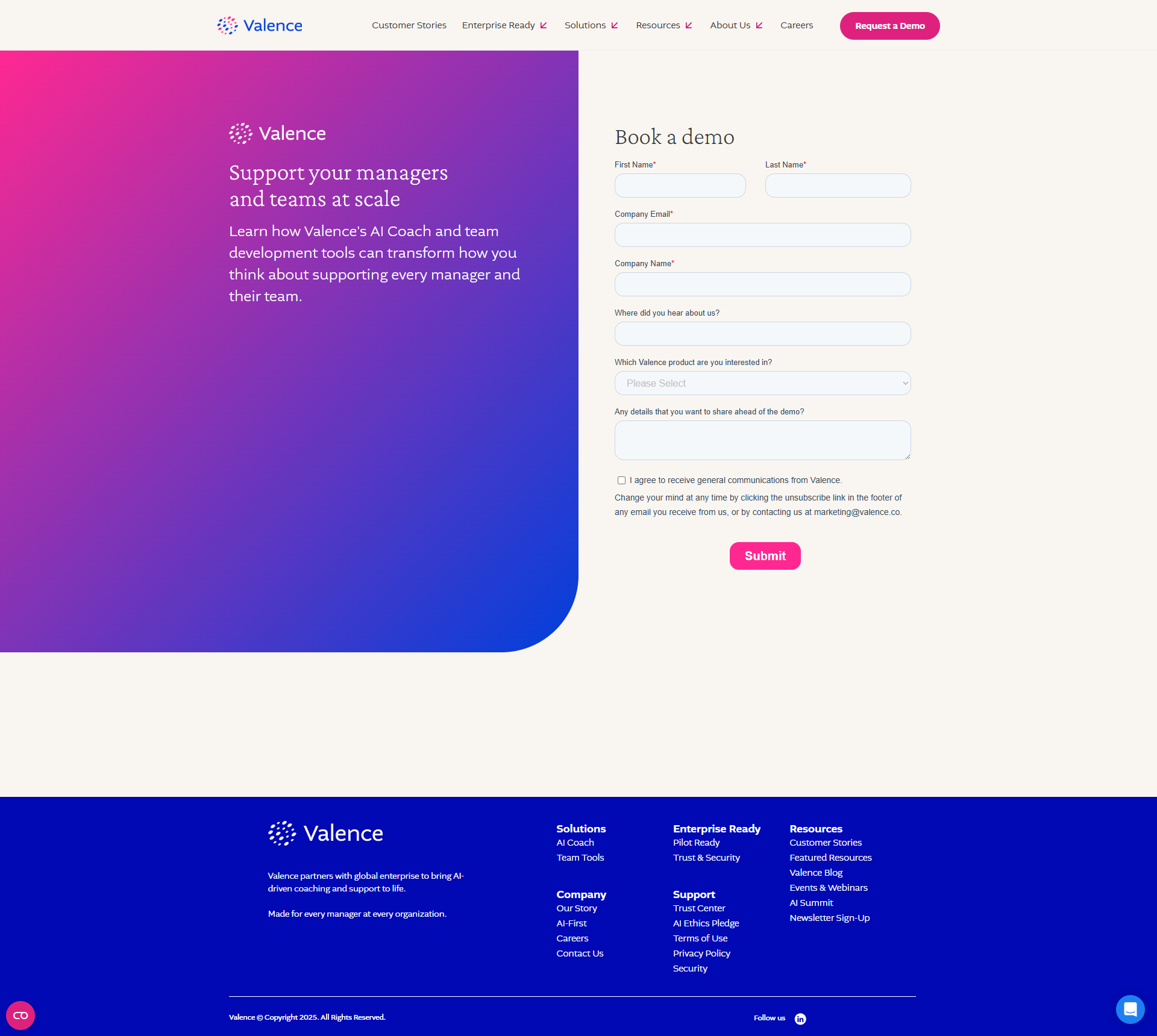 Valence screenshot