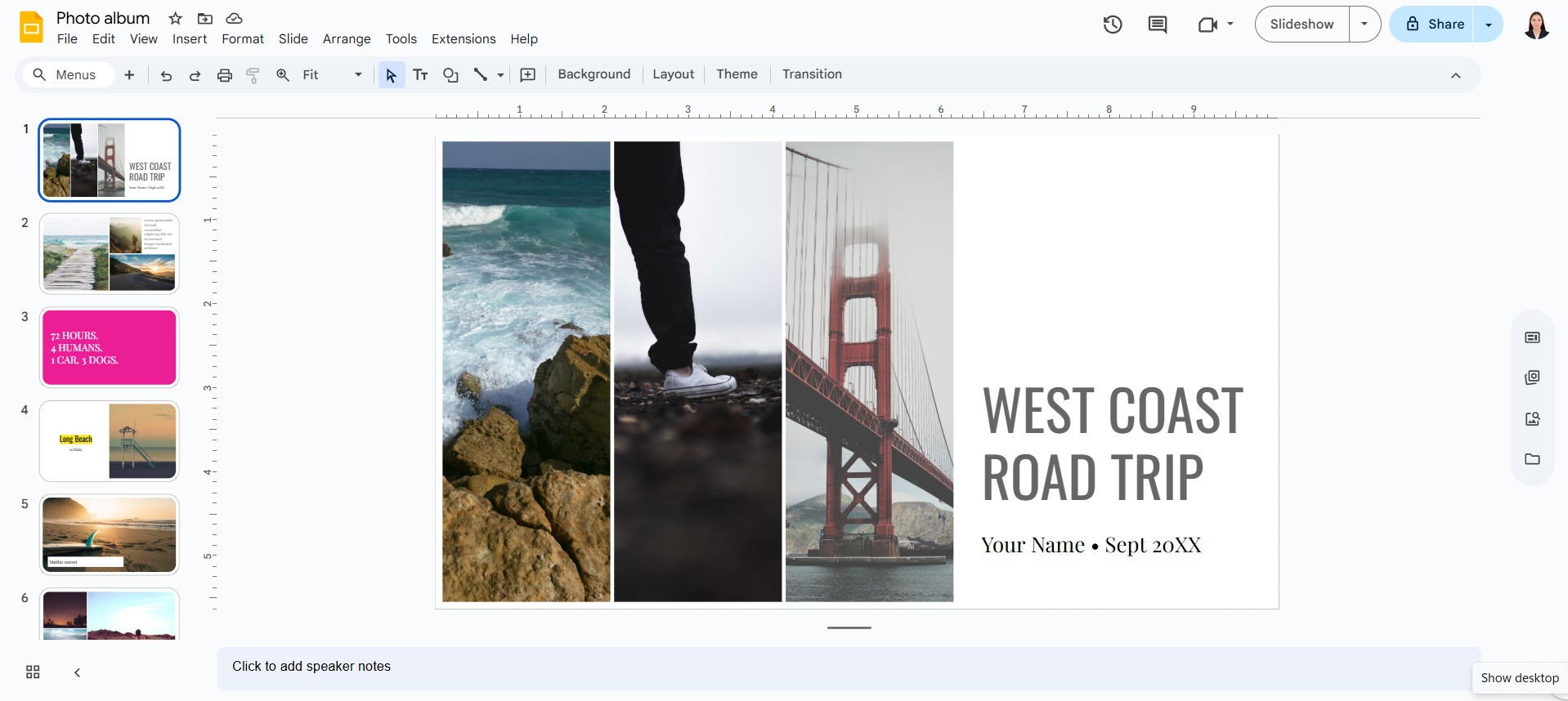 Google Slides screenshot