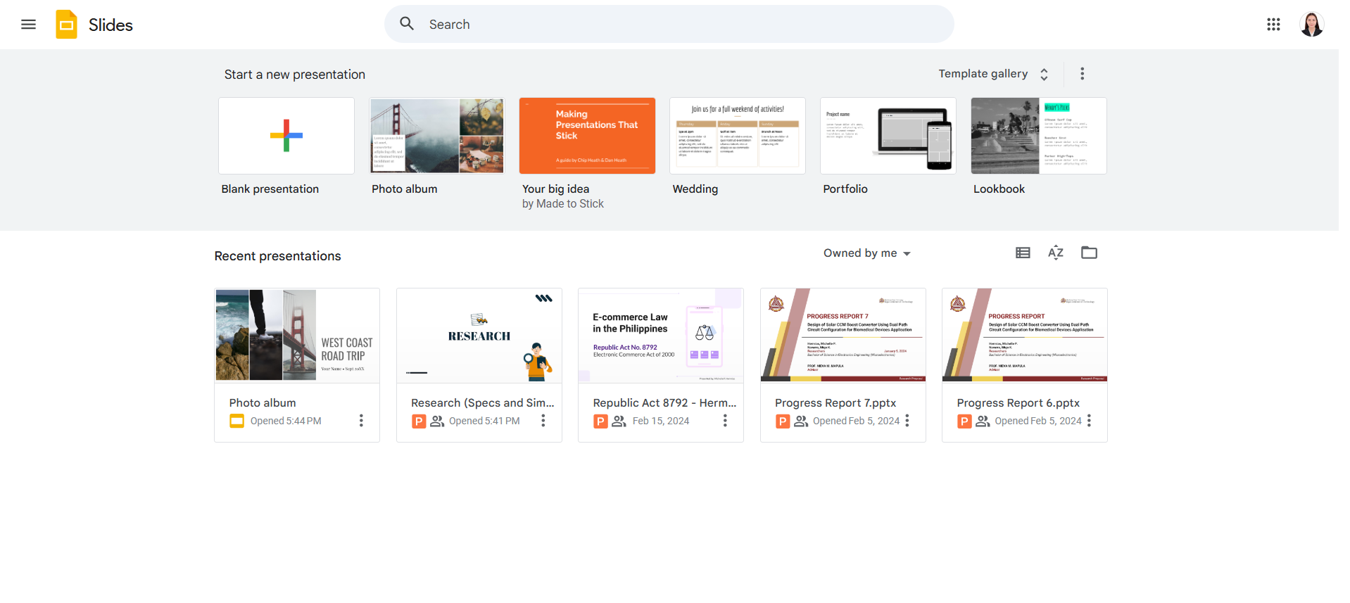 Google Slides screenshot