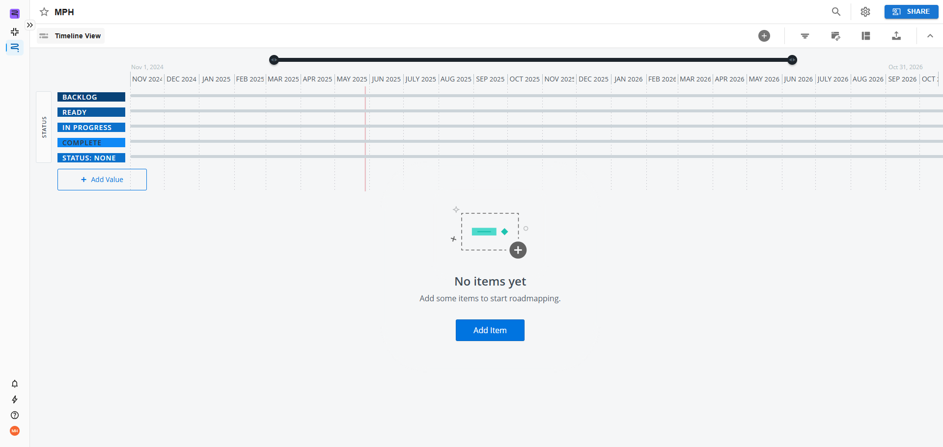 Roadmunk screenshot