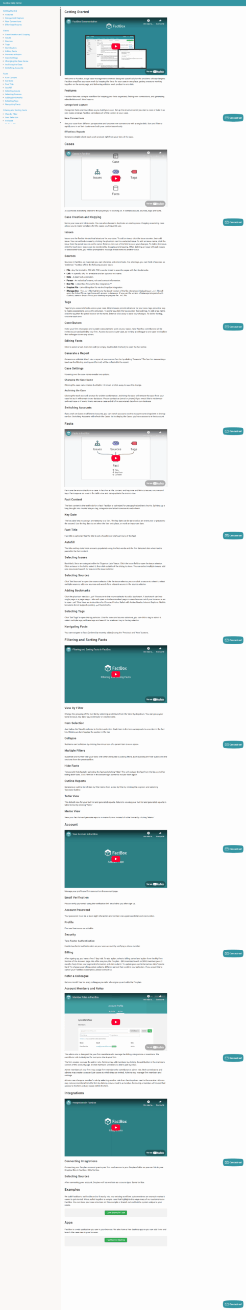 FactBox screenshot