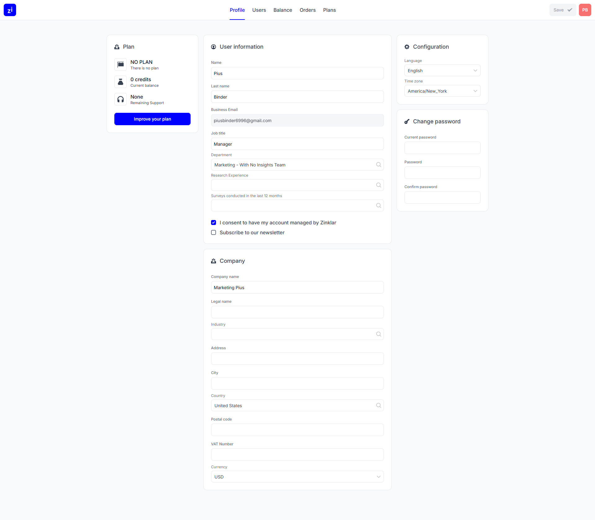 Zinklar screenshot
