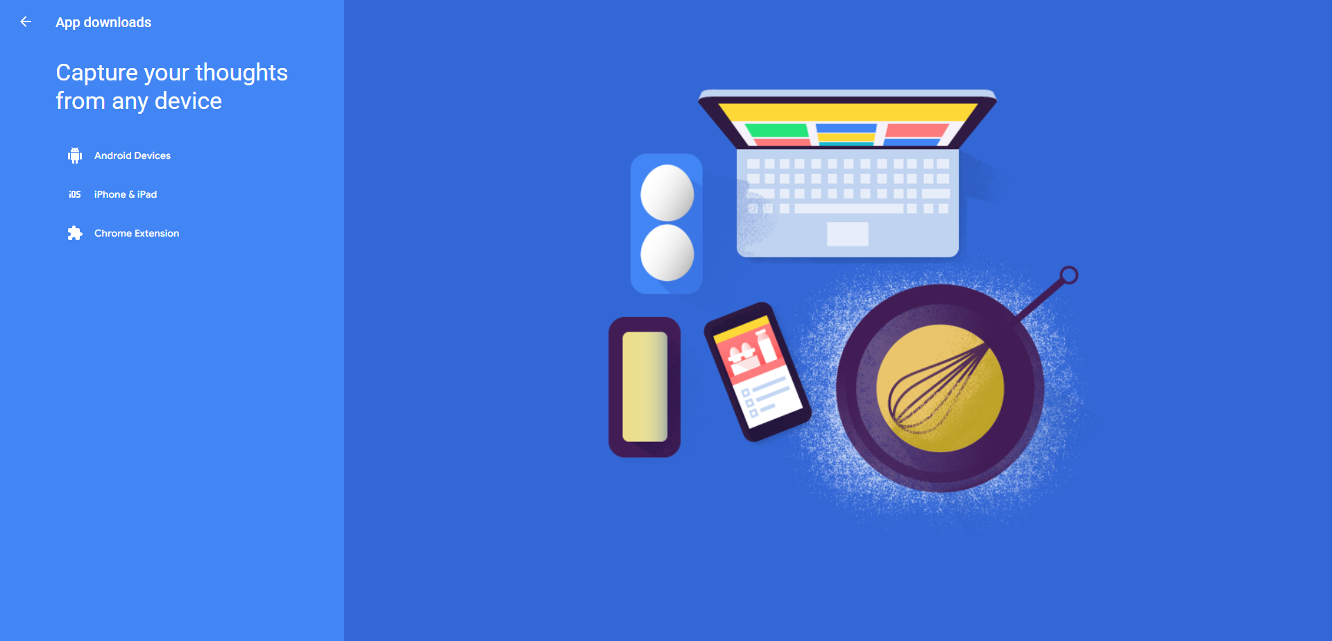 Google Keep screenshot