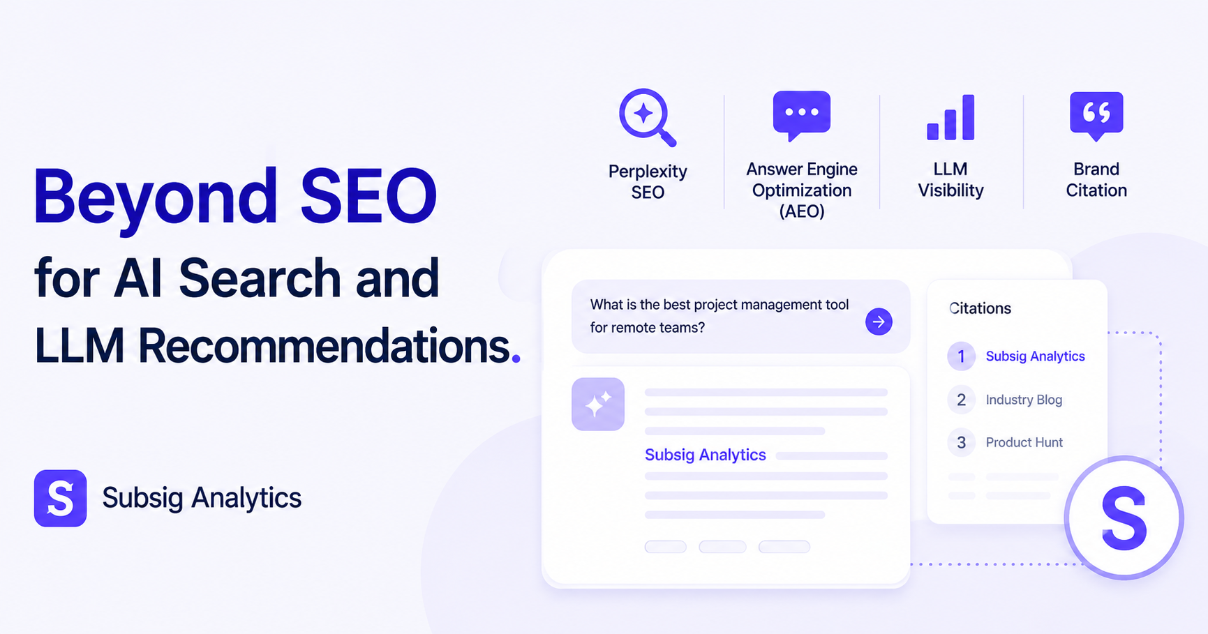 Beyond SEO for AI Search and LLM Recommendations