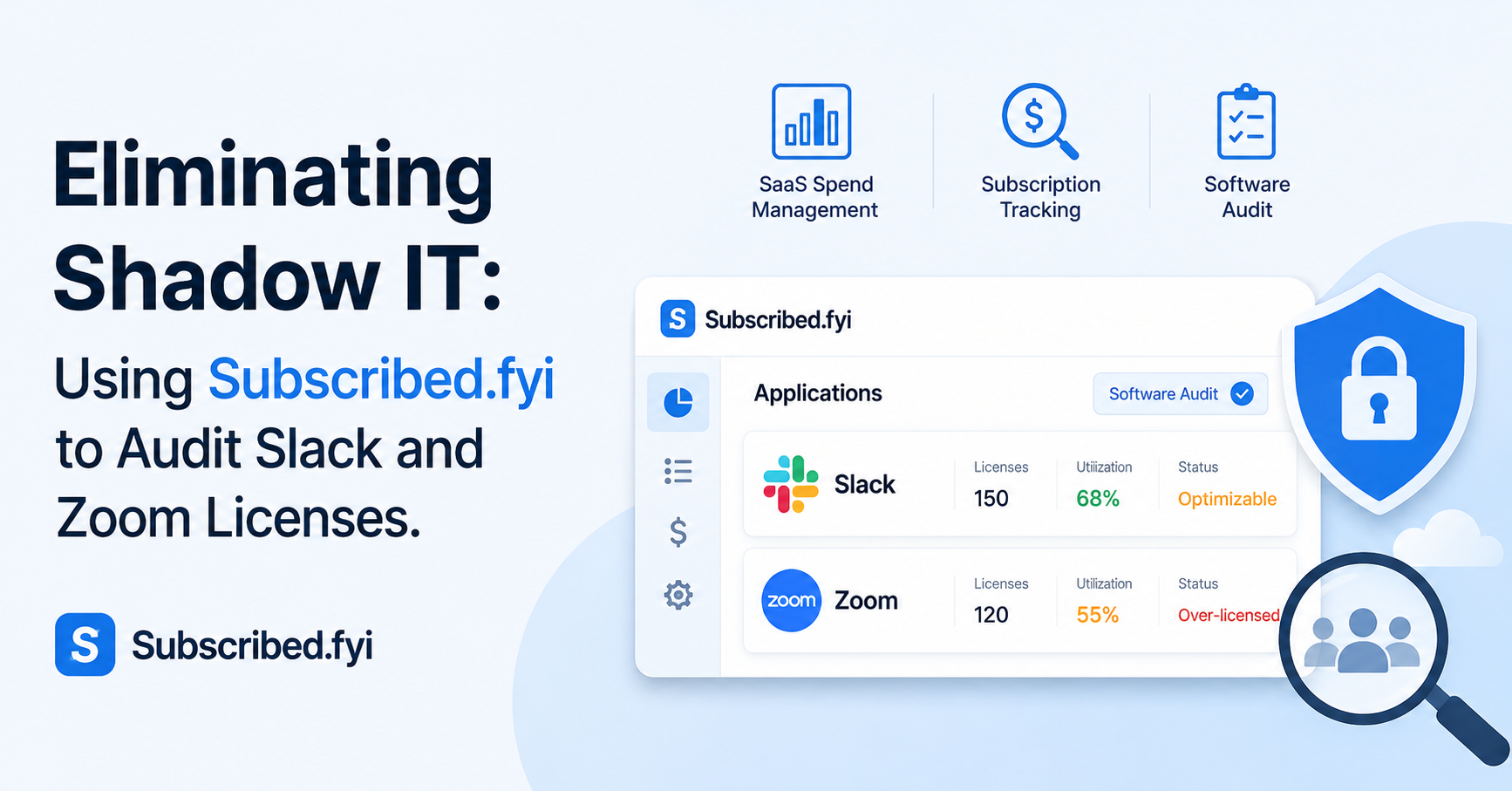 Eliminating Shadow IT Using Subscribed.fyi to Audit Slack and Zoom Licenses